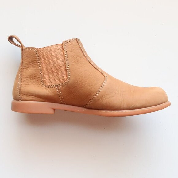 Kodiak Tan Nubuck Leather Low-Rider Original Pull-on Chelsea Ankle Boots Booties - Picture 10 of 16